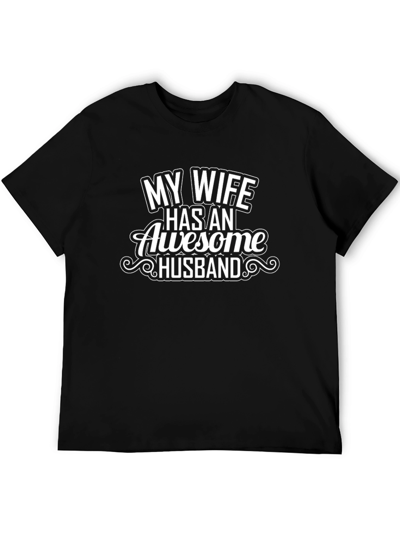 My Wife Awesome Husband Graphic Tee
