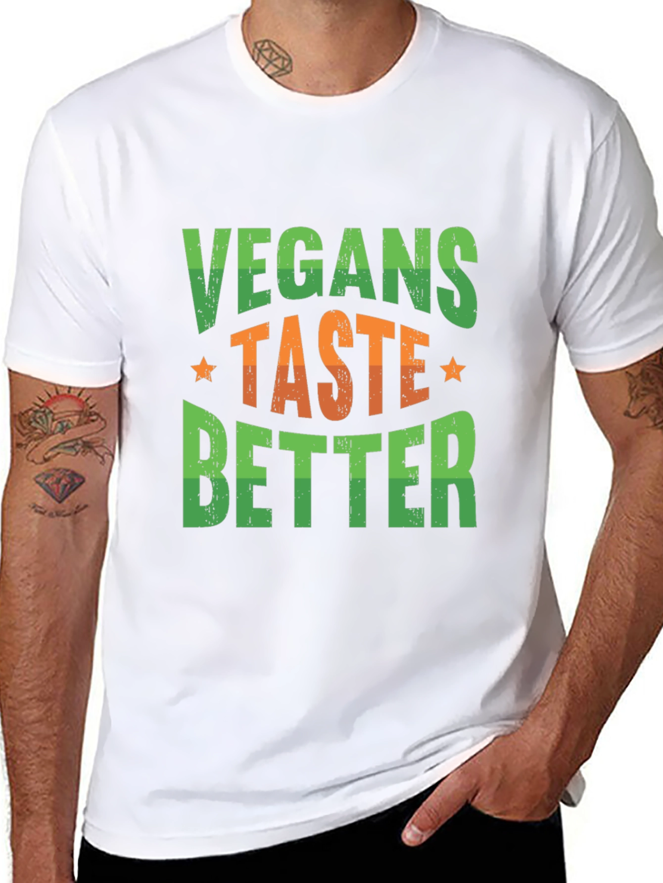 Vegans Taste Better Graphic T-Shirt