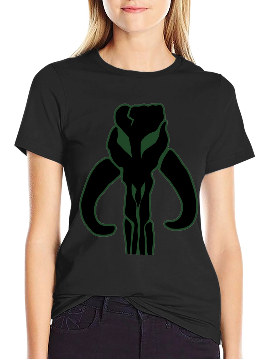 Boba Fett Skull T-Shirt - Black Graphic Tee