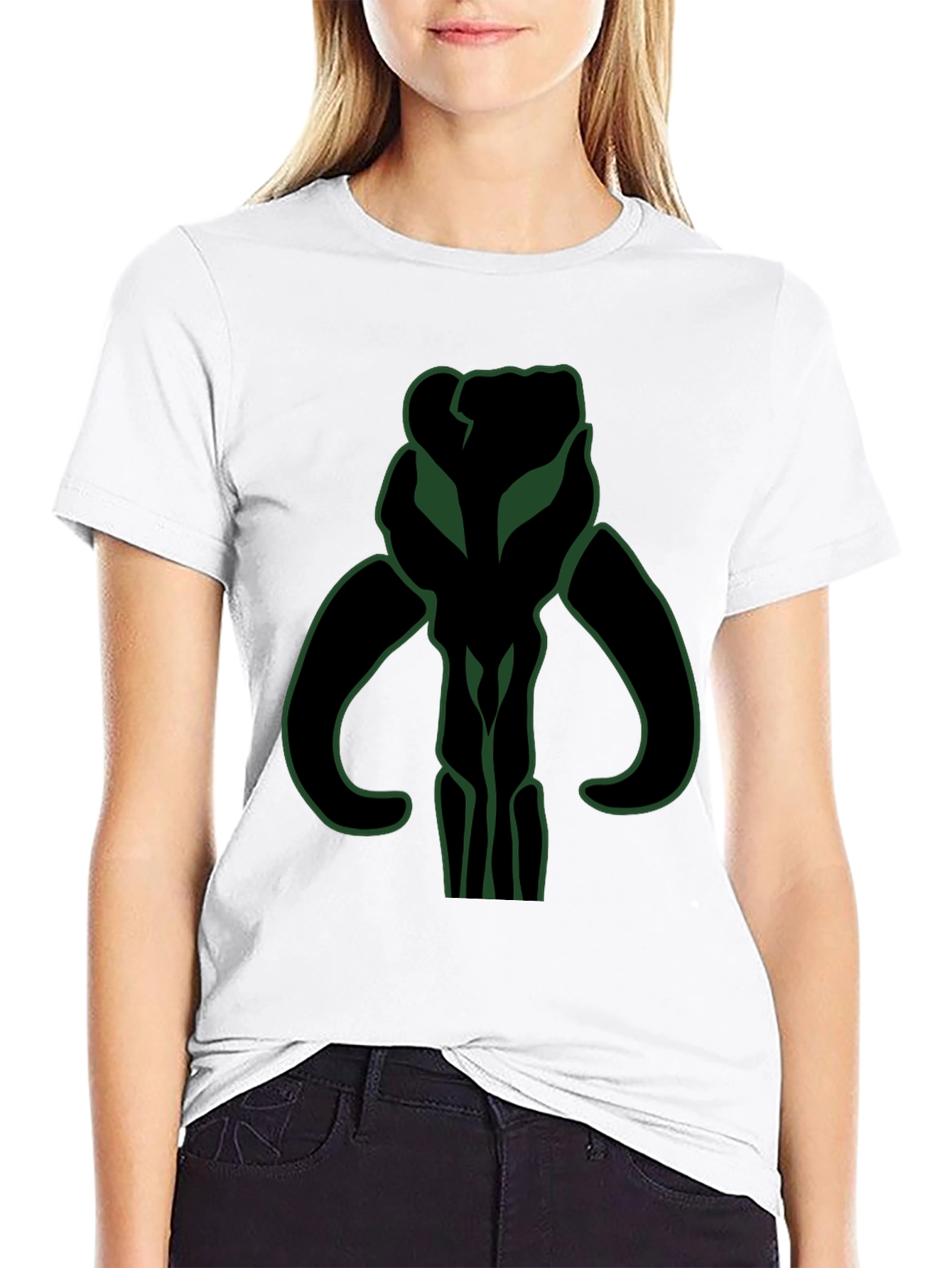 Boba Fett Skull T-Shirt - Black Graphic Tee
