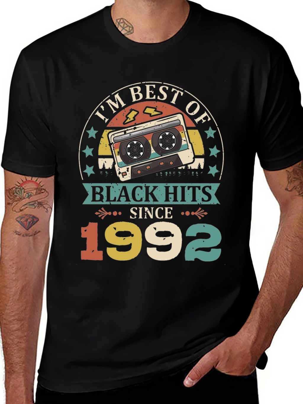 Best of Black Hits Since 1992 Cassette Graphic Tee