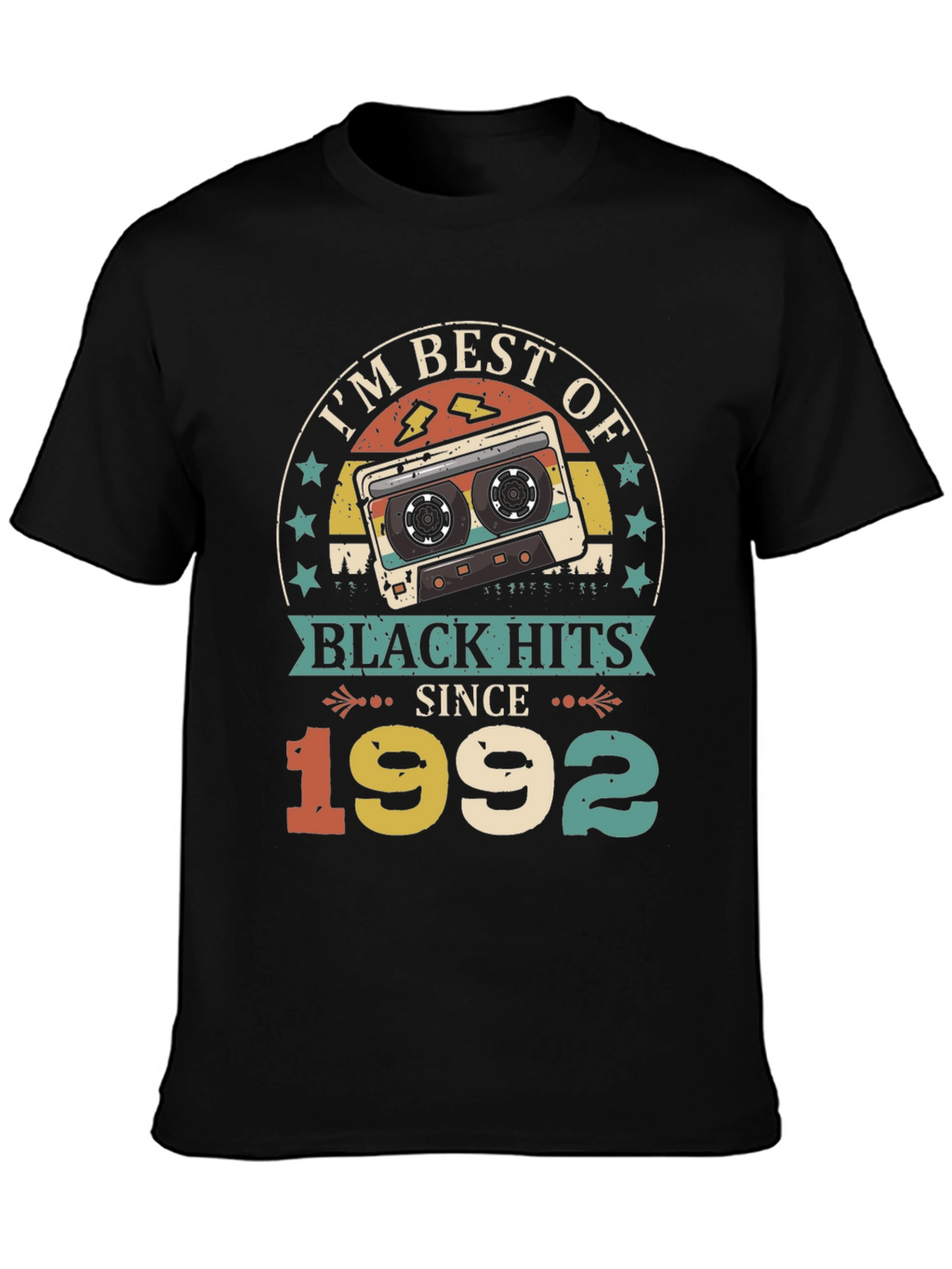 Best of Black Hits Since 1992 Cassette Graphic Tee