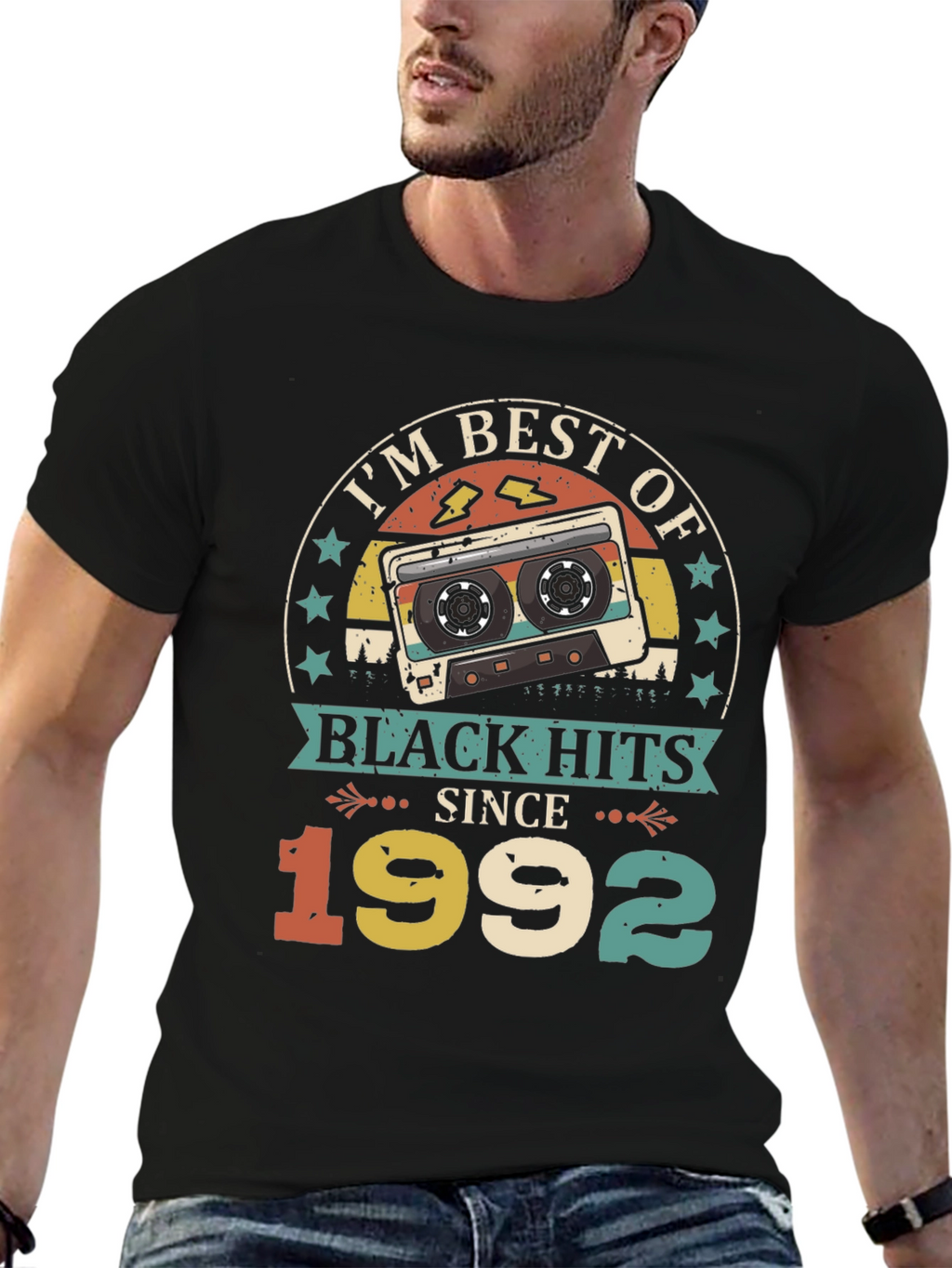 Best of Black Hits Since 1992 Cassette Graphic Tee