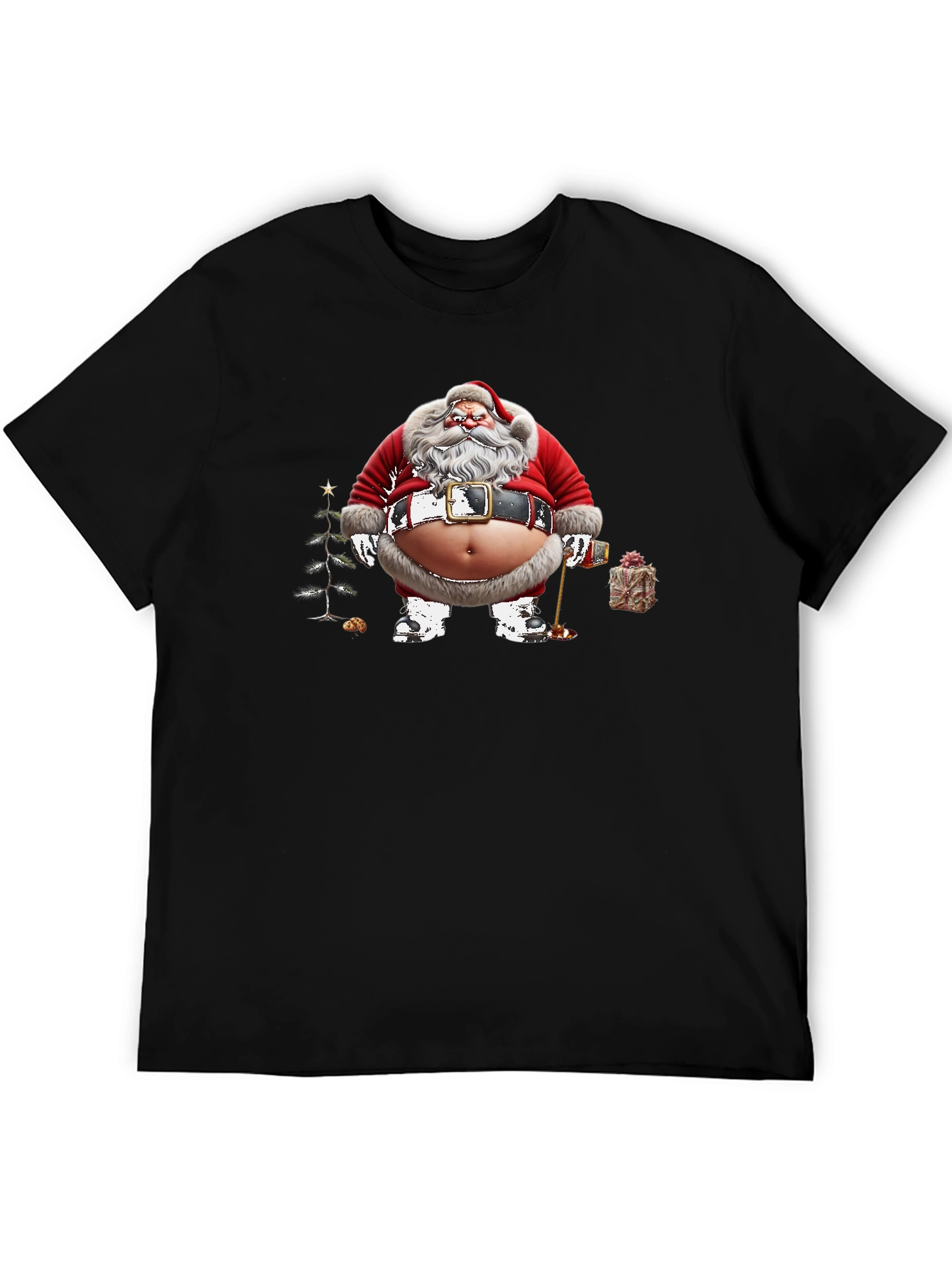 Grumpy Santa T-Shirt - Holiday Humor