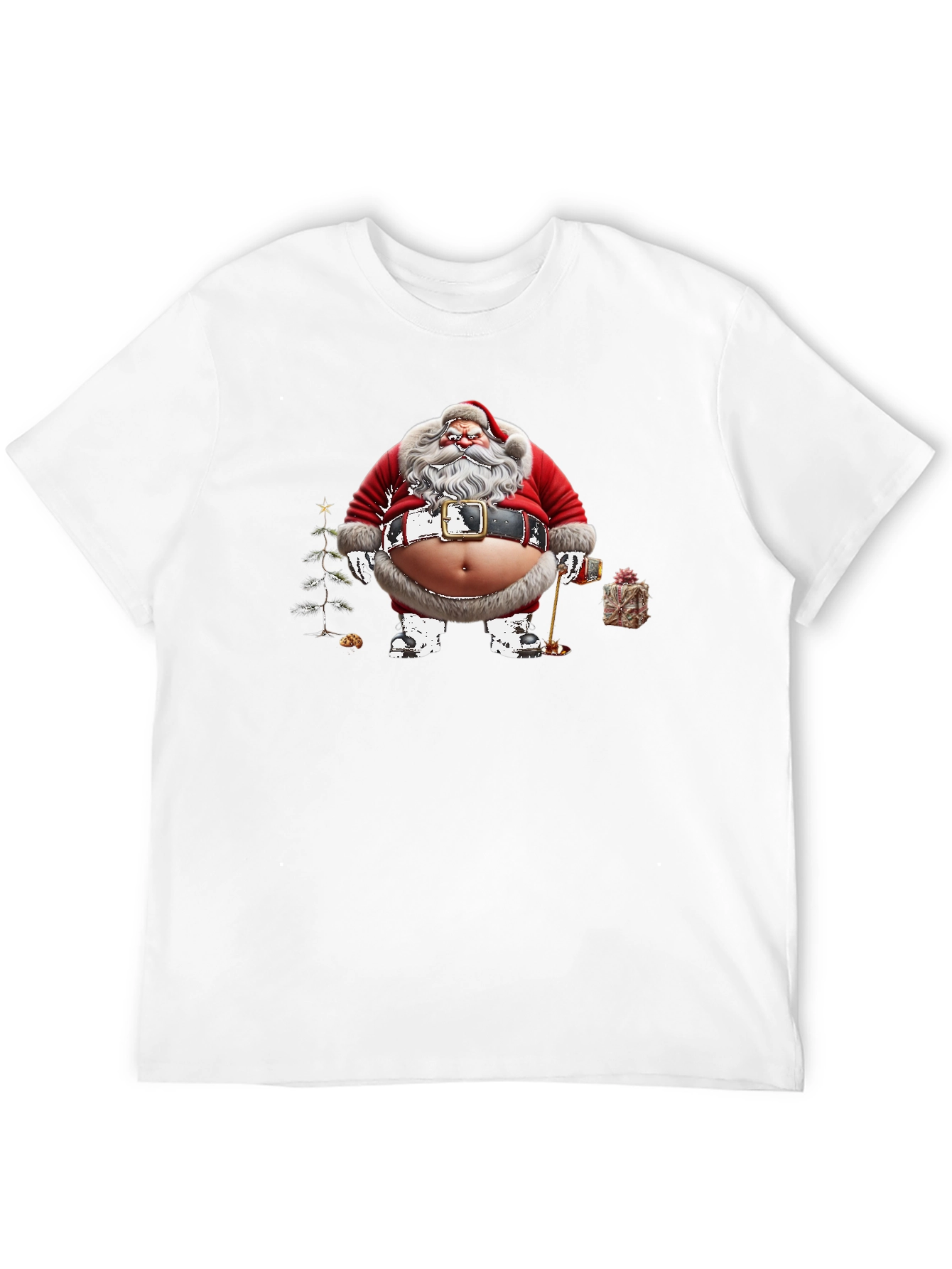 Grumpy Santa T-Shirt - Holiday Humor