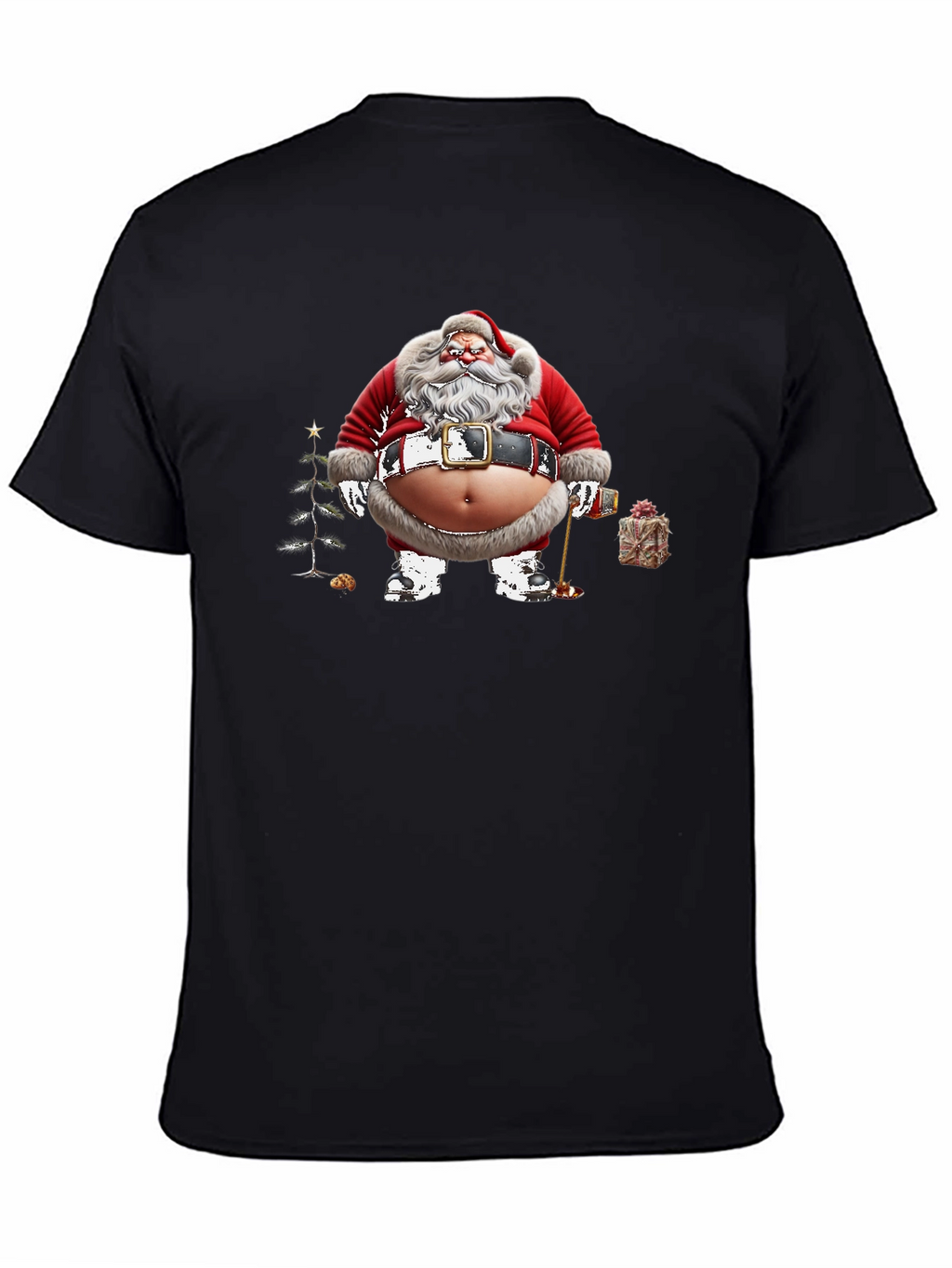 Grumpy Santa T-Shirt - Holiday Humor