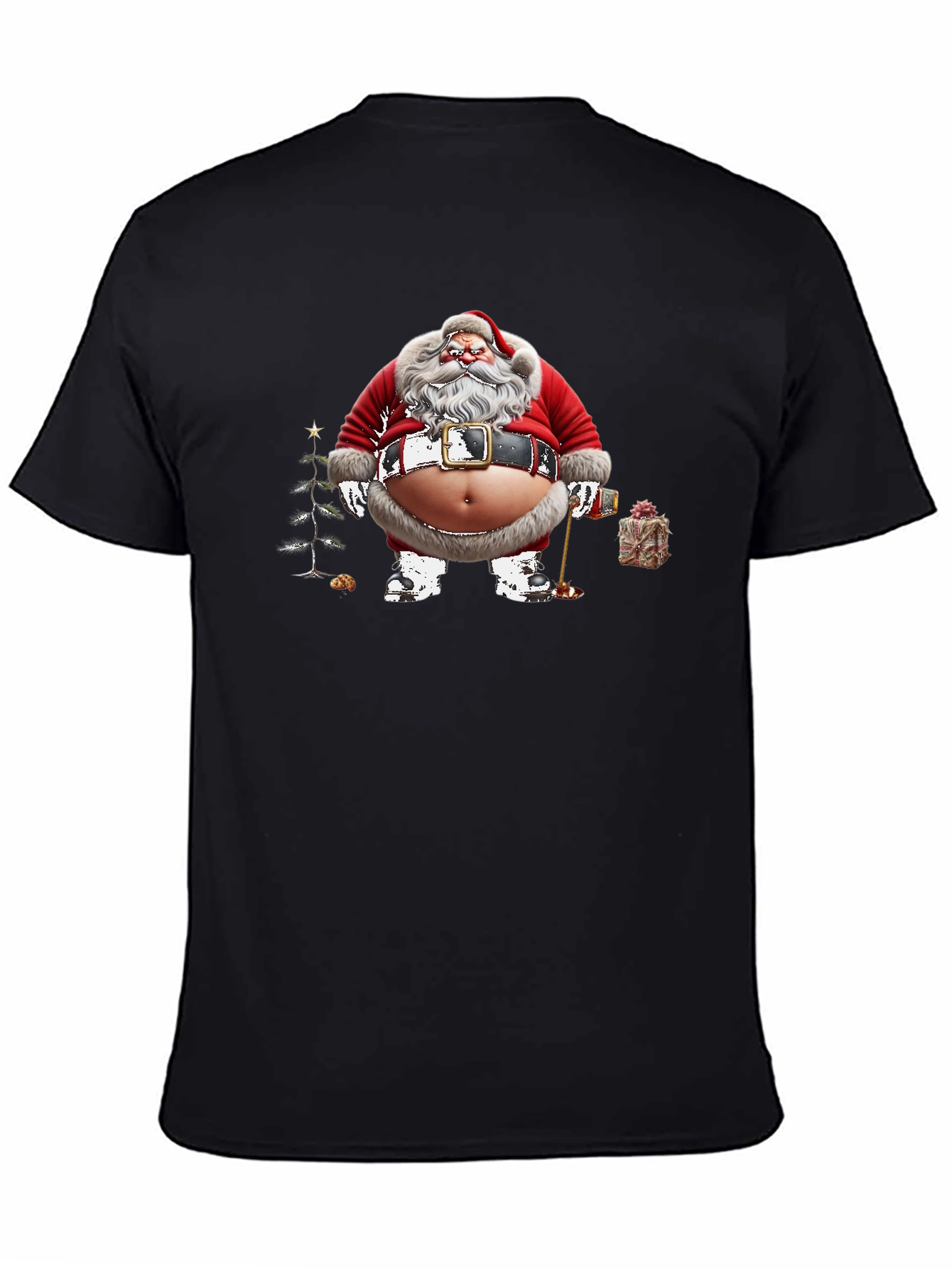 Grumpy Santa T-Shirt - Holiday Humor