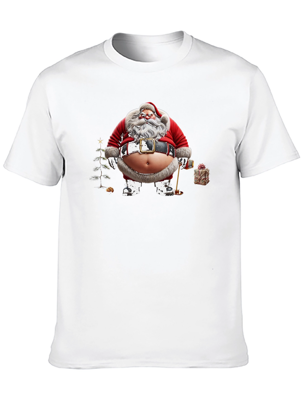 Grumpy Santa T-Shirt - Holiday Humor