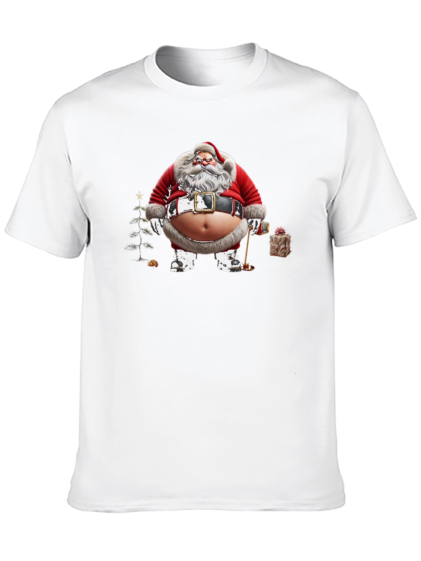 Grumpy Santa T-Shirt - Holiday Humor