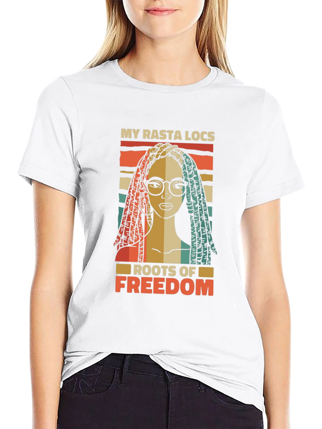 Rasta Locs Freedom T-Shirt