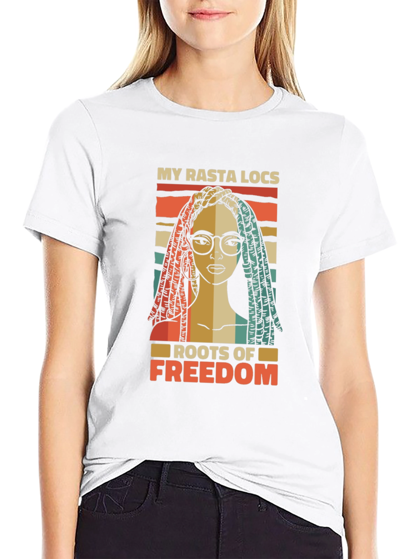 Rasta Locs Freedom T-Shirt