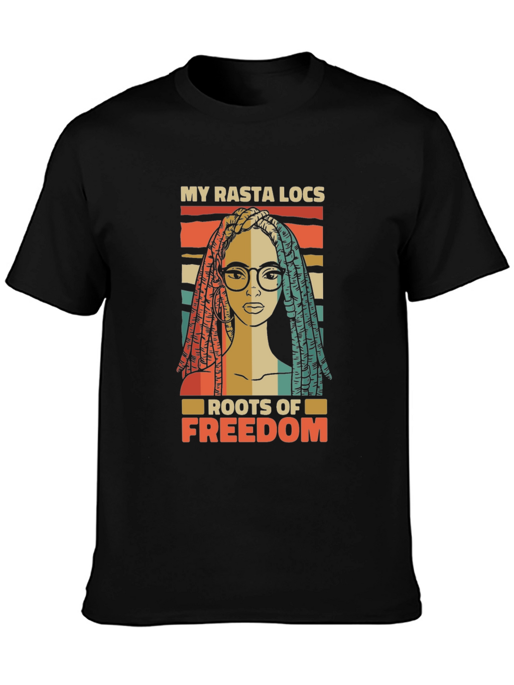Rasta Locs Freedom T-Shirt