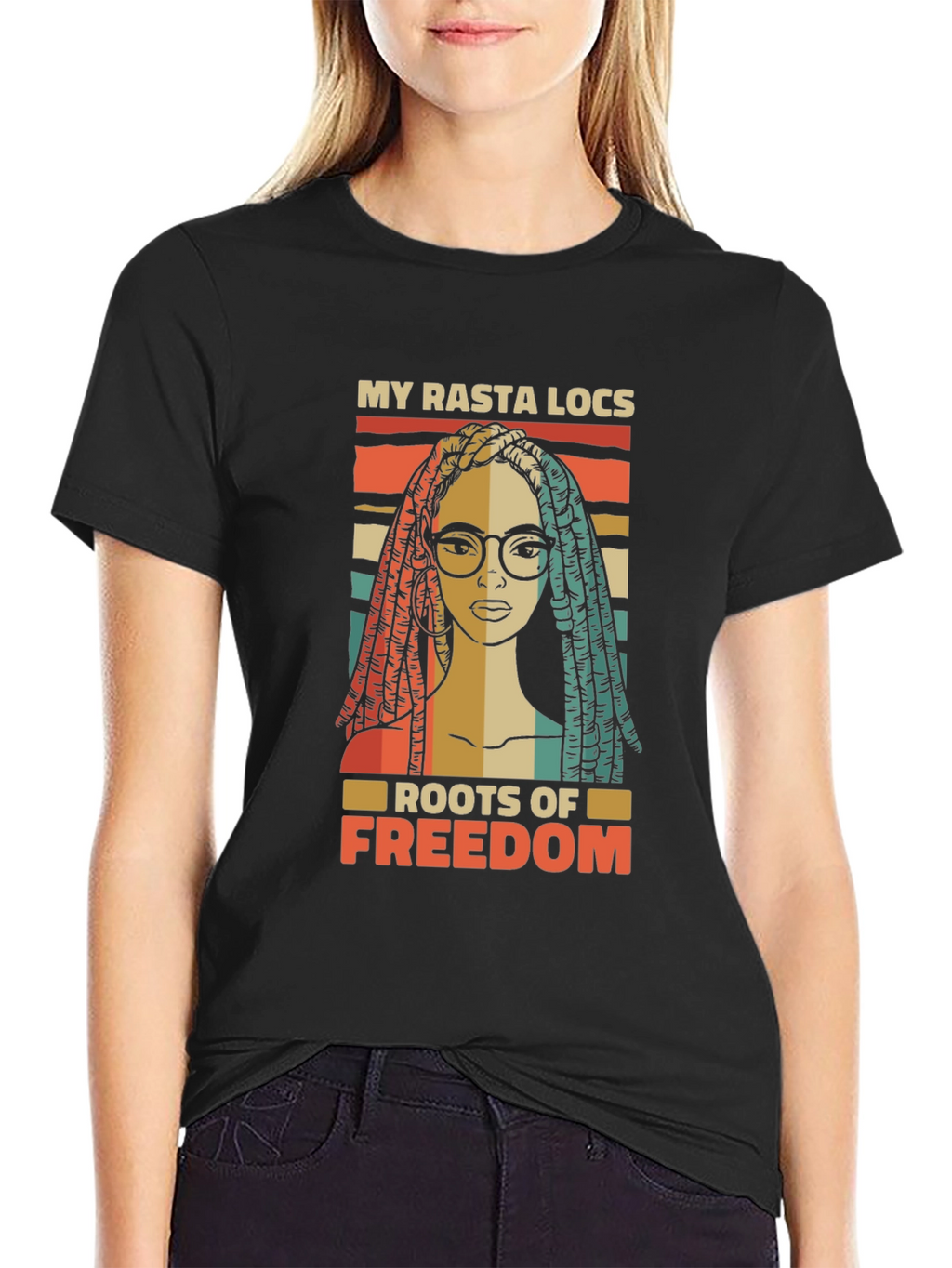 Rasta Locs Freedom T-Shirt