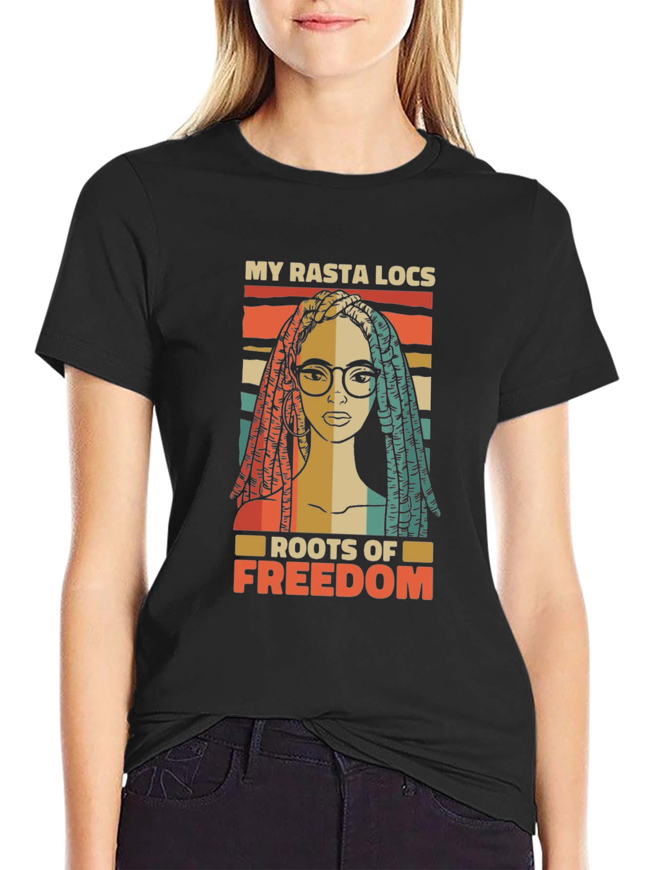 Rasta Locs Freedom T-Shirt