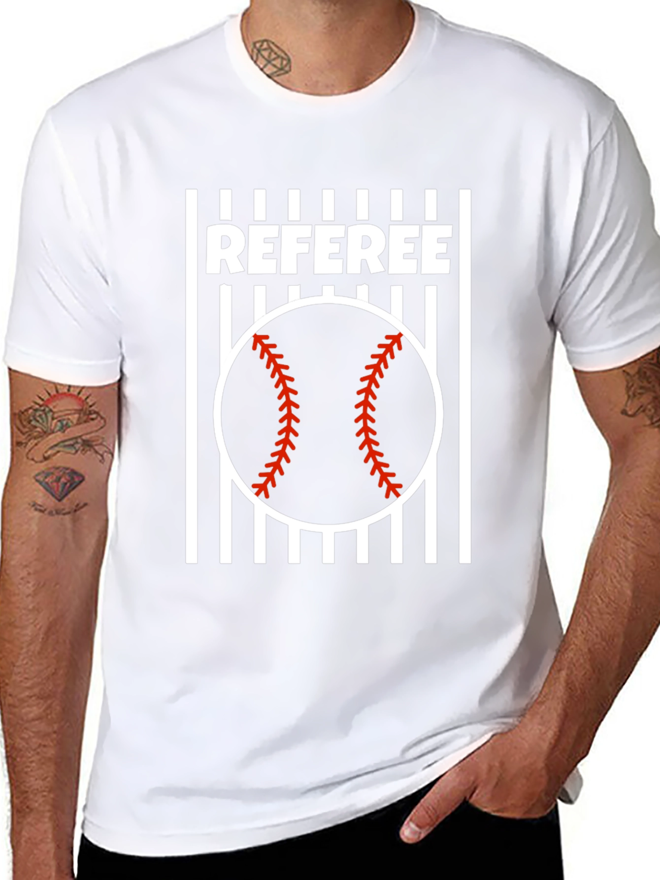 Referee Baseball T-Shirt | Umpire Game Day Tee