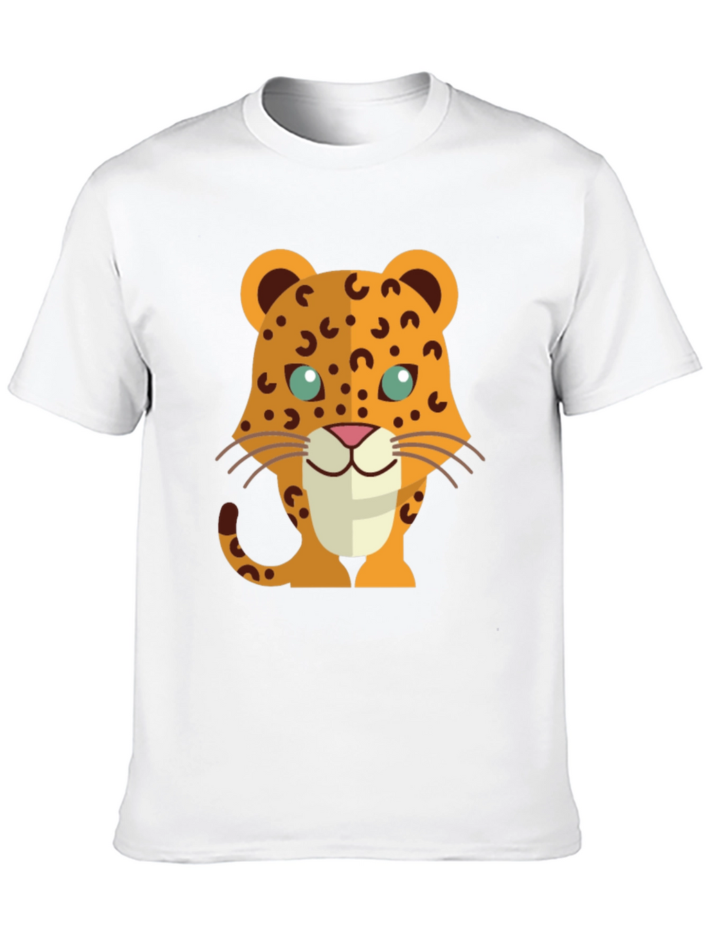 Leopard Graphic T-Shirt - Trendy Cartoon Design