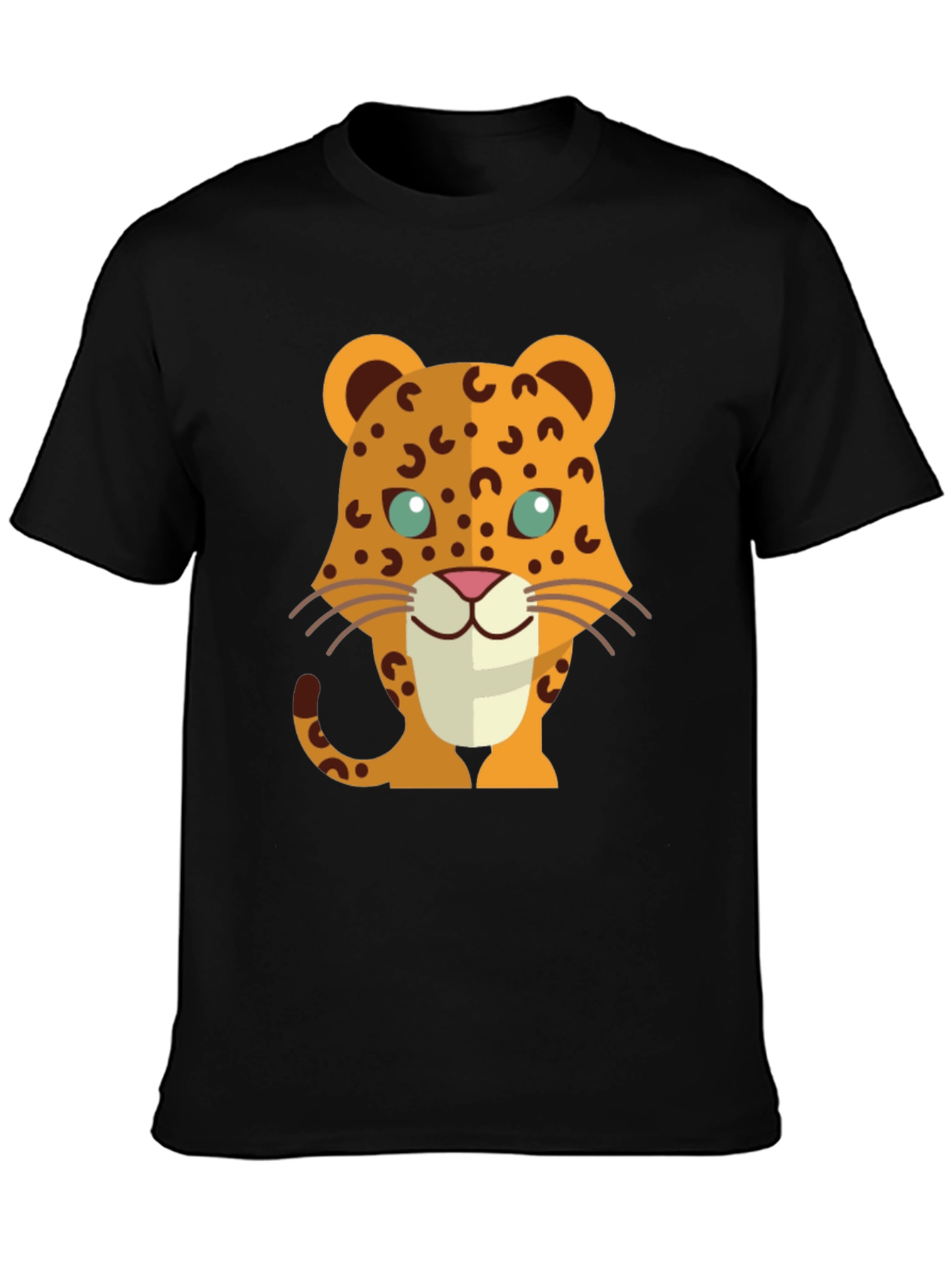 Leopard Graphic T-Shirt - Trendy Cartoon Design