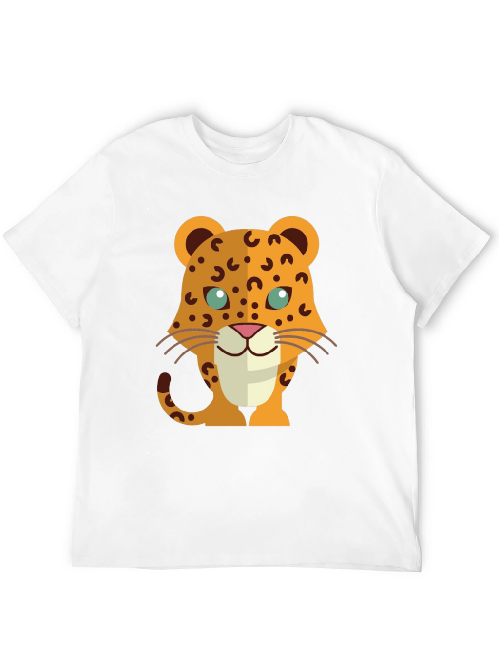 Leopard Graphic T-Shirt - Trendy Cartoon Design