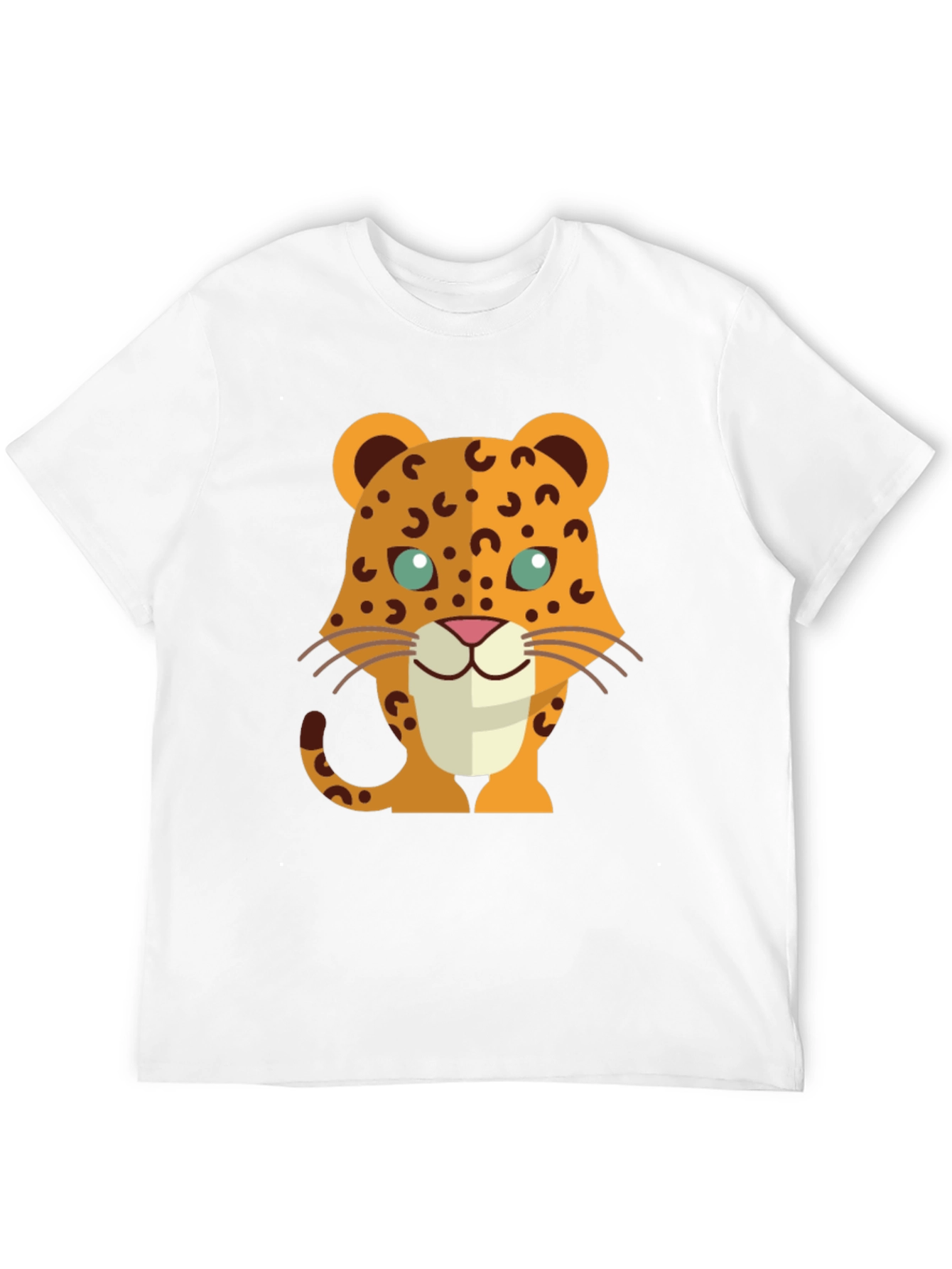 Leopard Graphic T-Shirt - Trendy Cartoon Design
