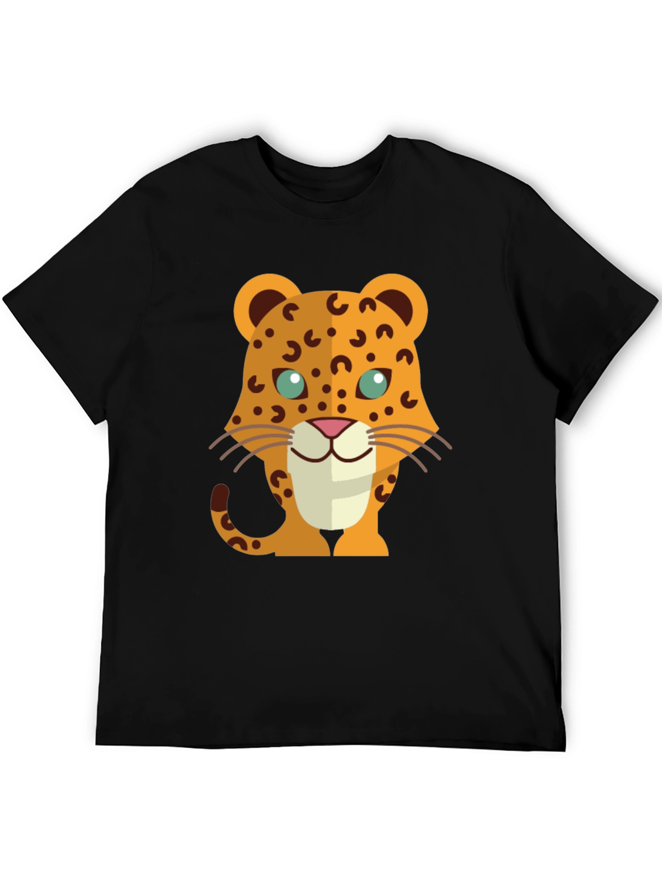Leopard Graphic T-Shirt - Trendy Cartoon Design