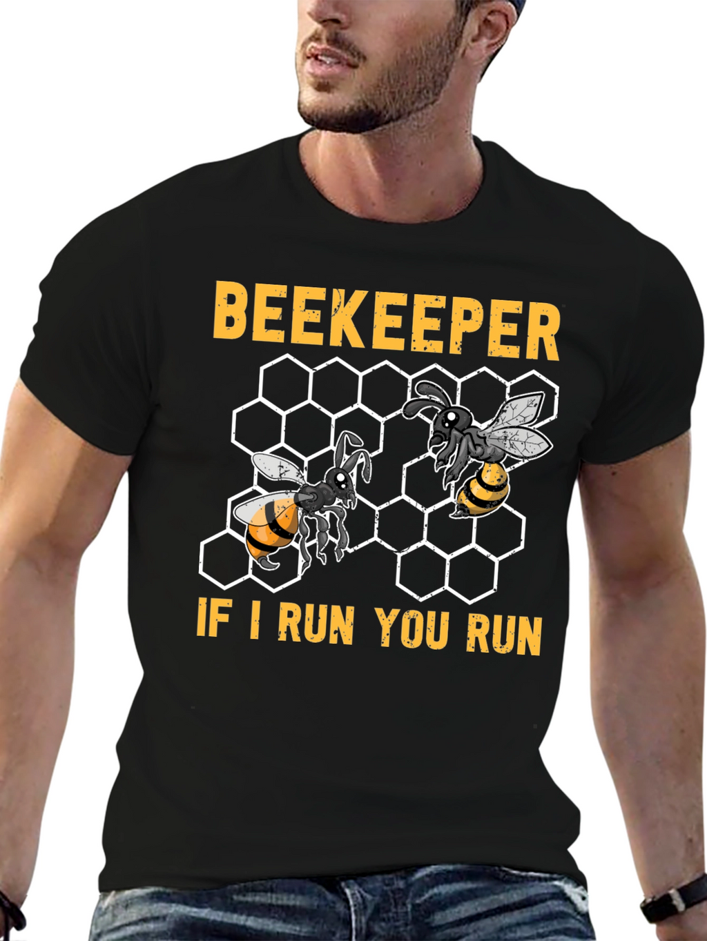 Beekeeper If I Run You Run T-Shirt