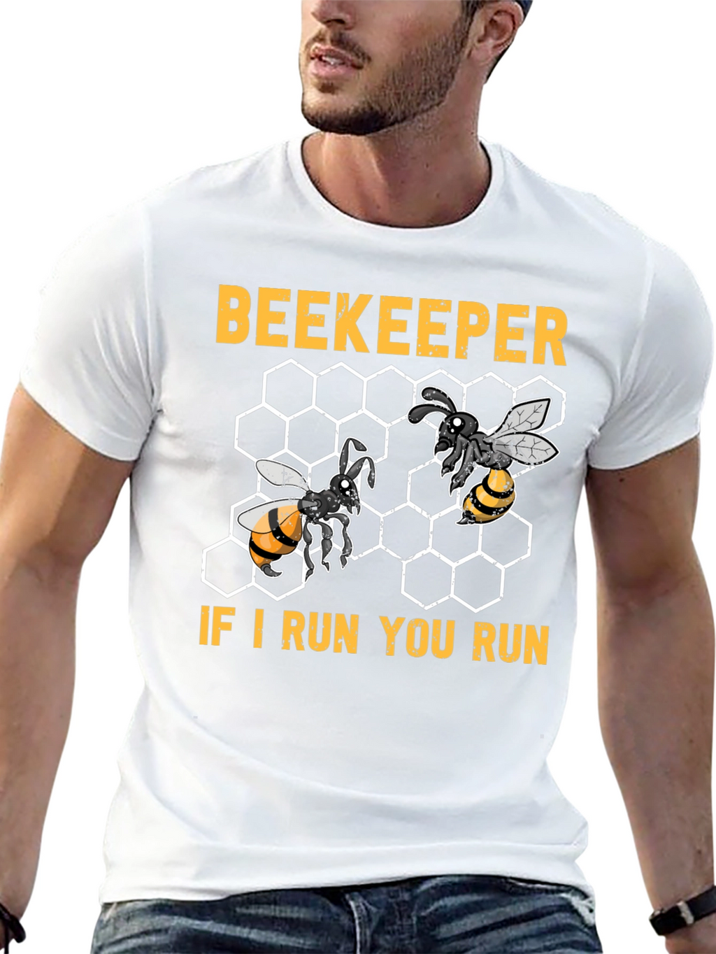 Beekeeper If I Run You Run T-Shirt