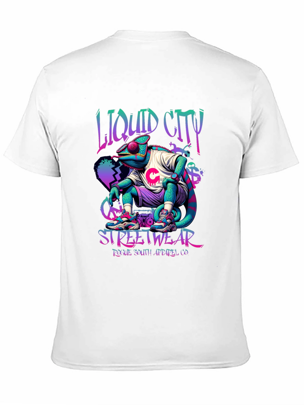 Liquid City Chameleon Streetwear T-Shirt