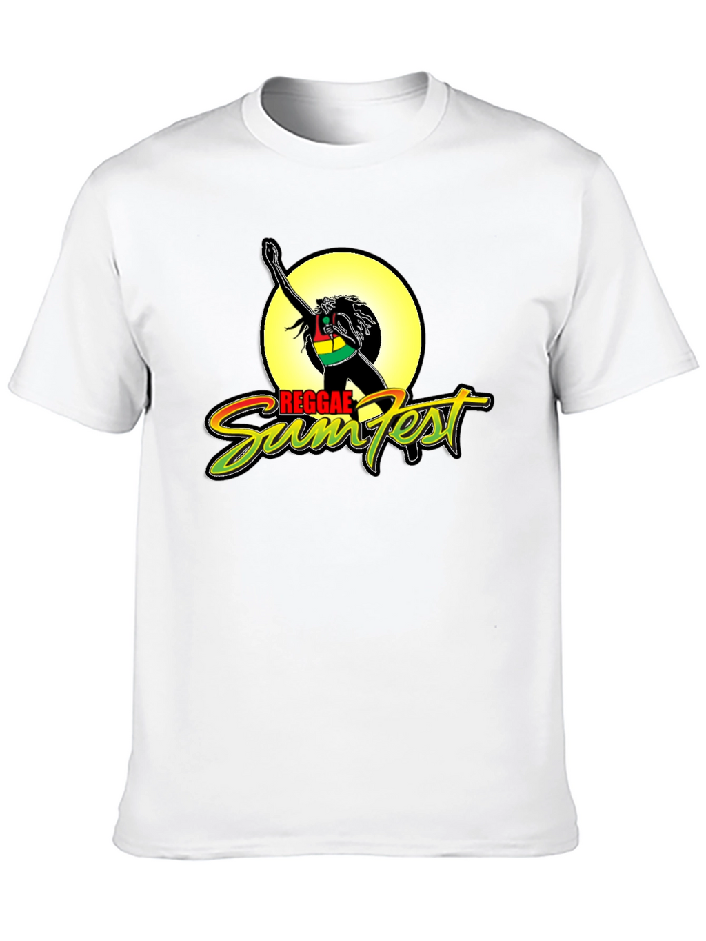 Reggae Sumfest Graphic Tee - Black Cotton Blend