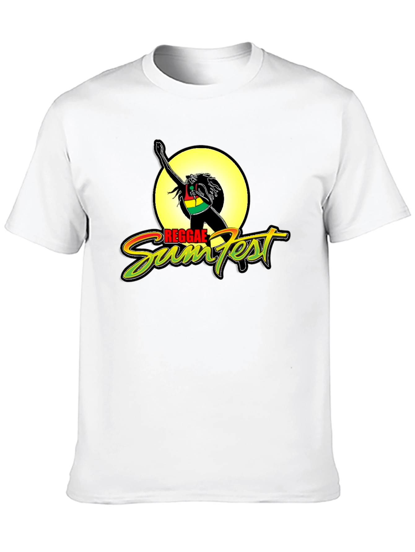 Reggae Sumfest Graphic Tee - Black Cotton Blend
