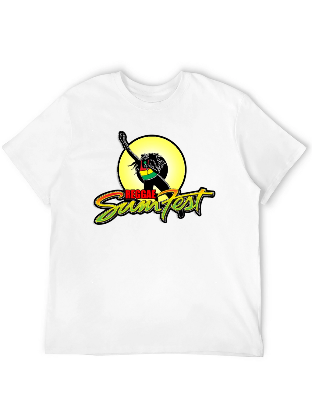 Reggae Sumfest Graphic Tee - Black Cotton Blend