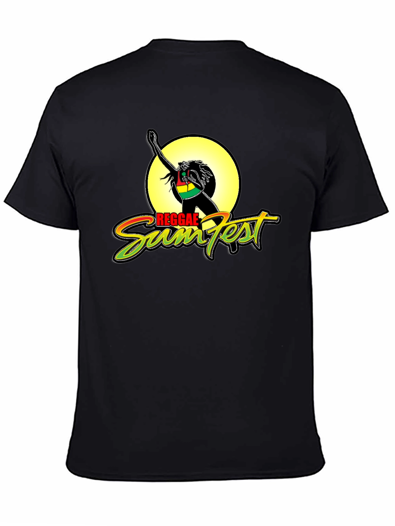Reggae Sumfest Graphic Tee - Black Cotton Blend