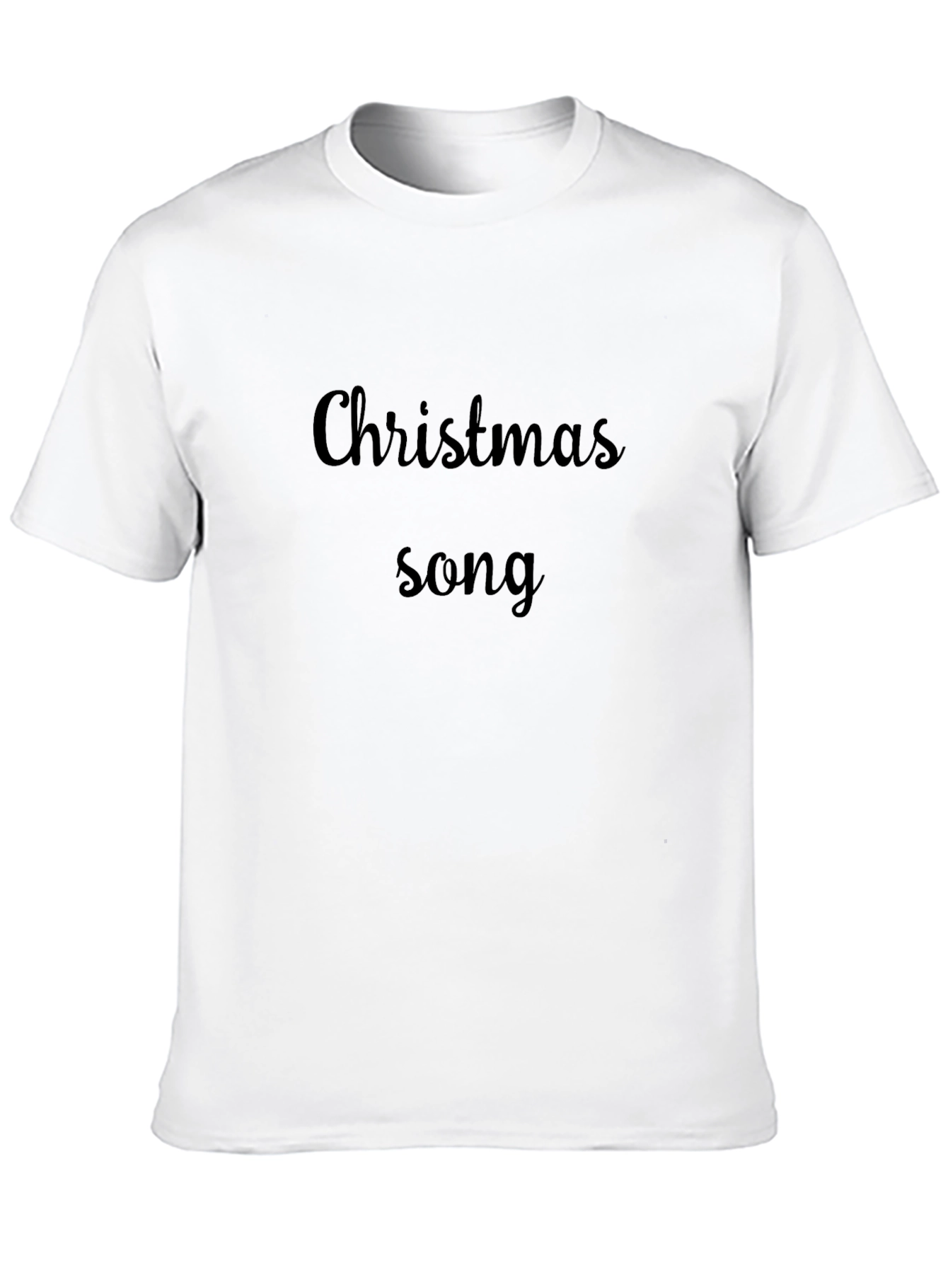 Christmas Song Black Tee