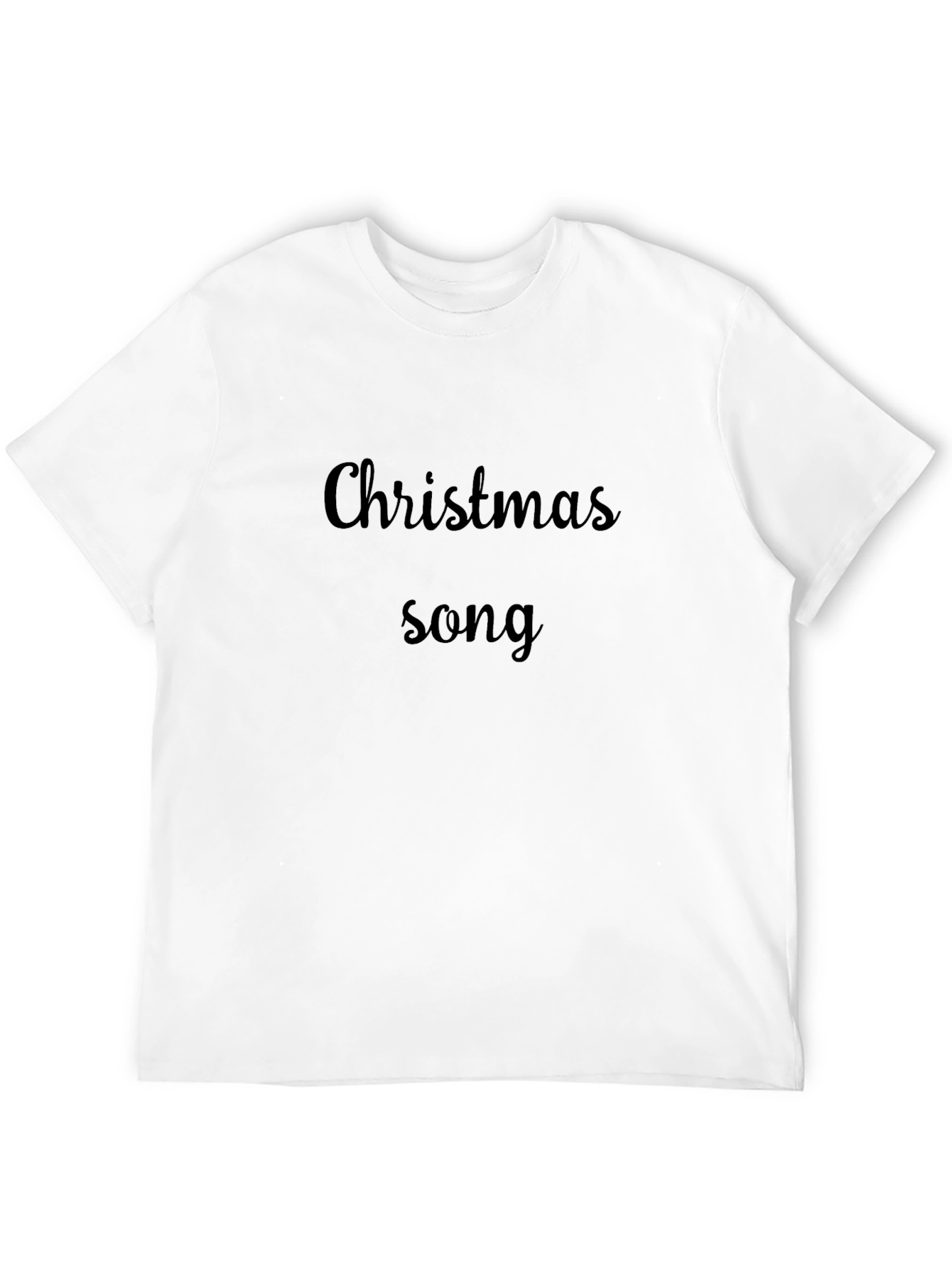 Christmas Song Black Tee