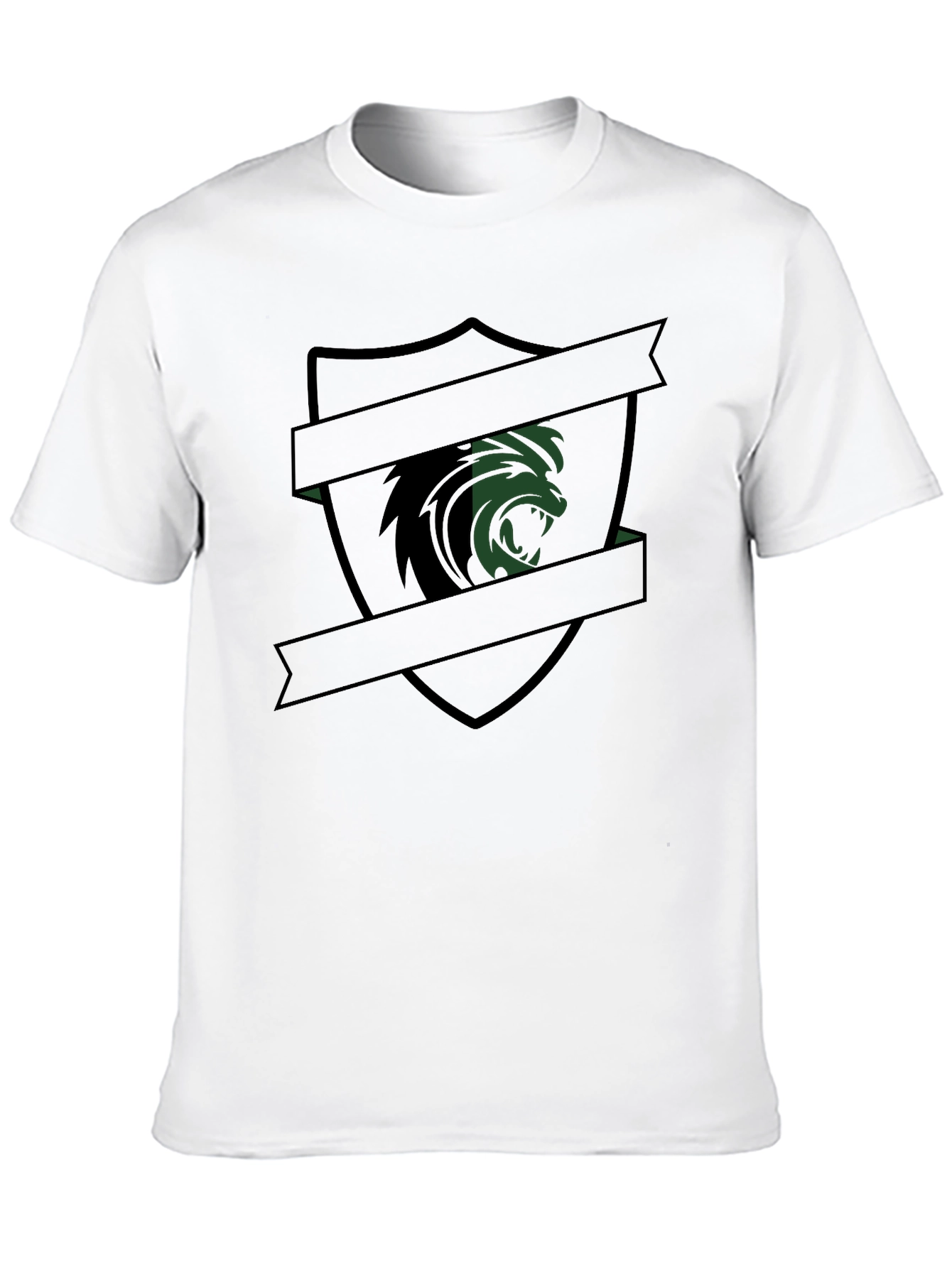 Lion Crest Graphic Tee - Black