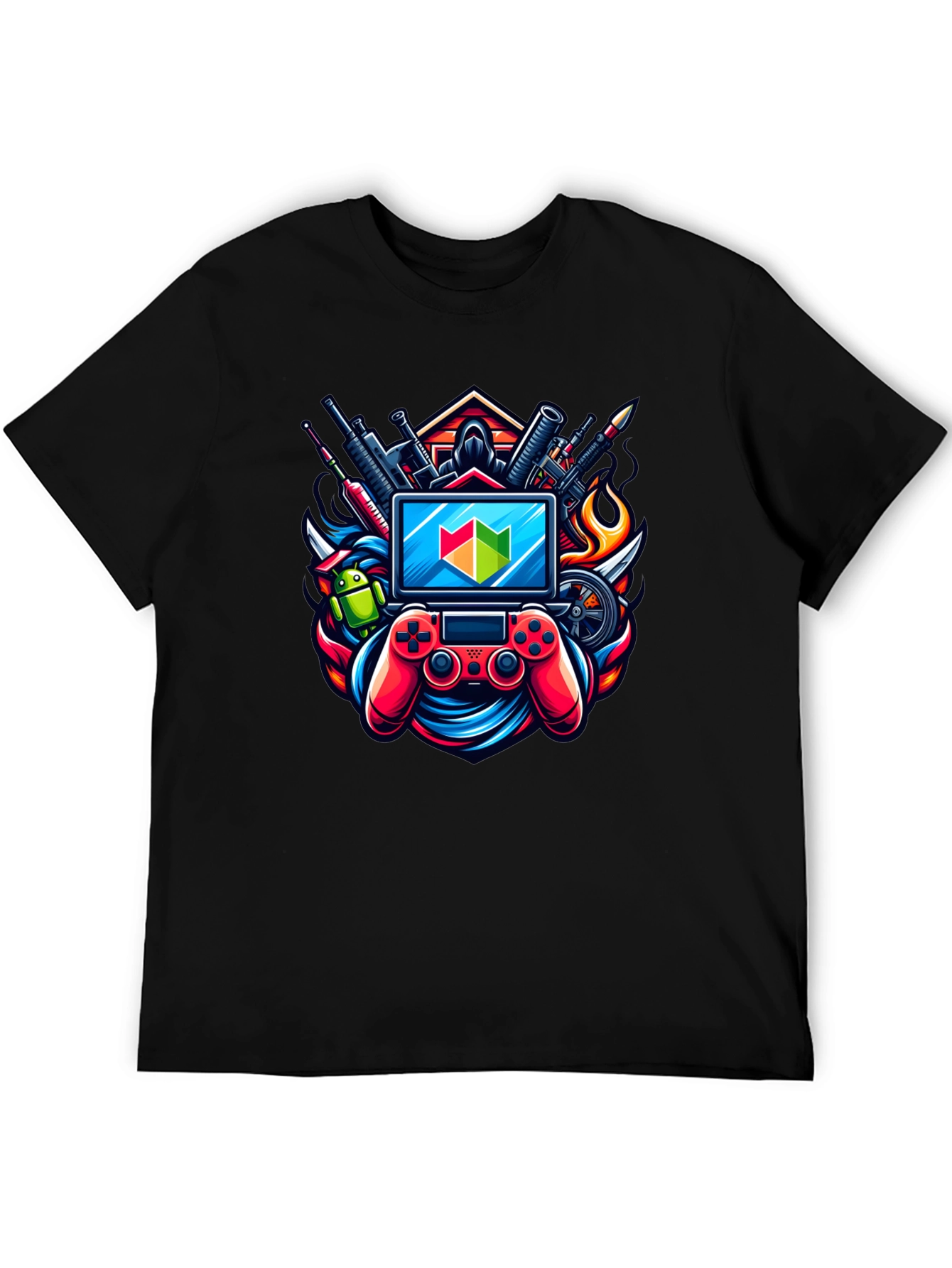 Gamer T-Shirt: Controller & Tech Design