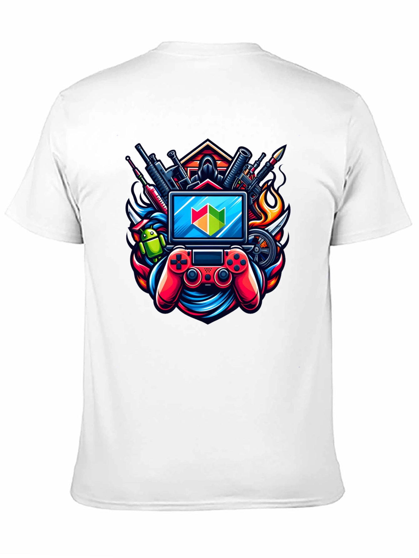 Gamer T-Shirt: Controller & Tech Design