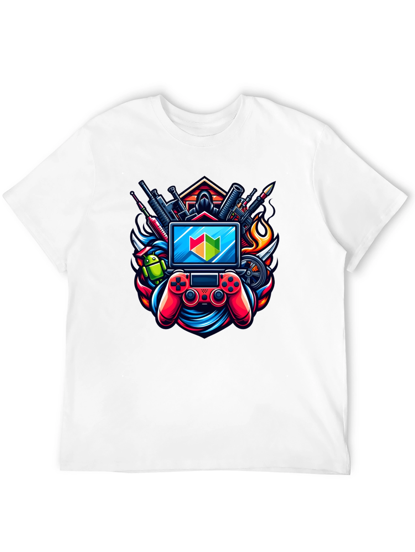 Gamer T-Shirt: Controller & Tech Design