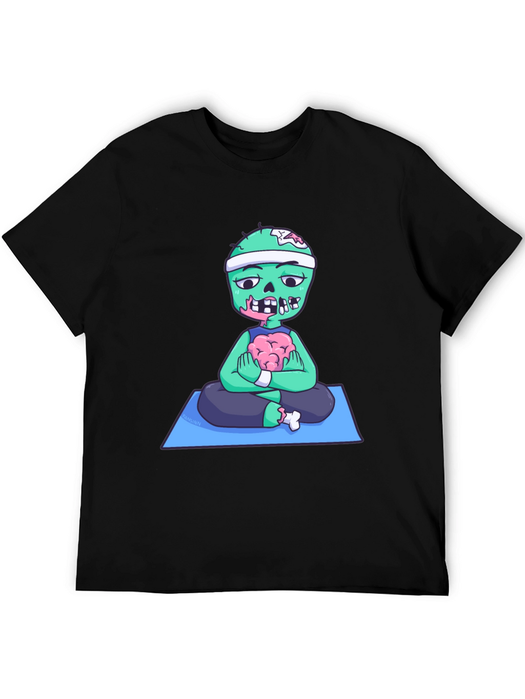 Zombie Yoga Brains T-Shirt