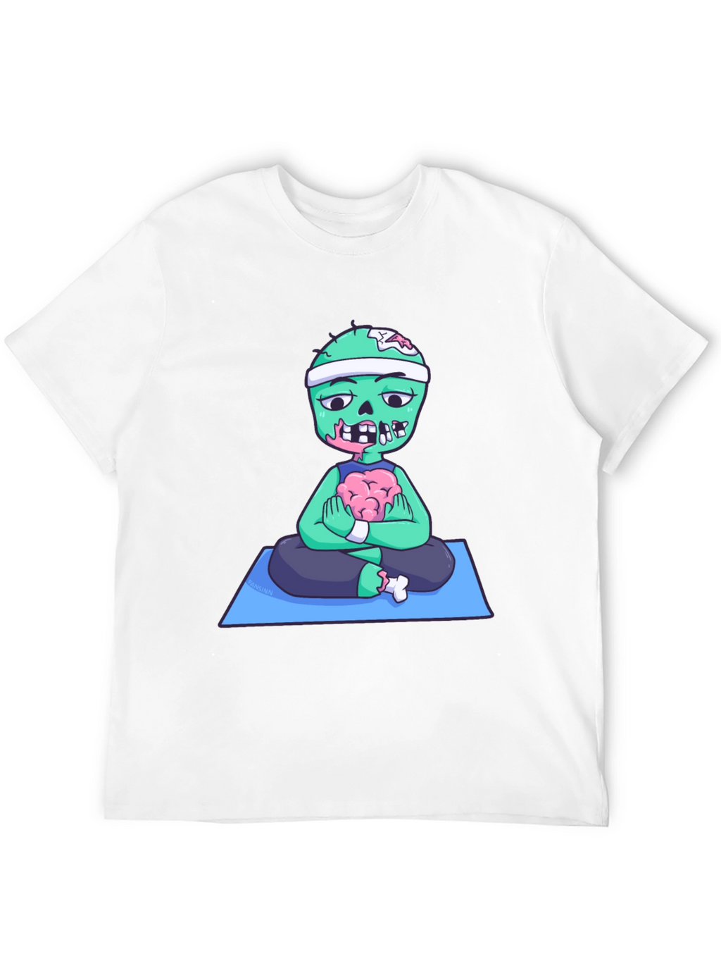 Zombie Yoga Brains T-Shirt