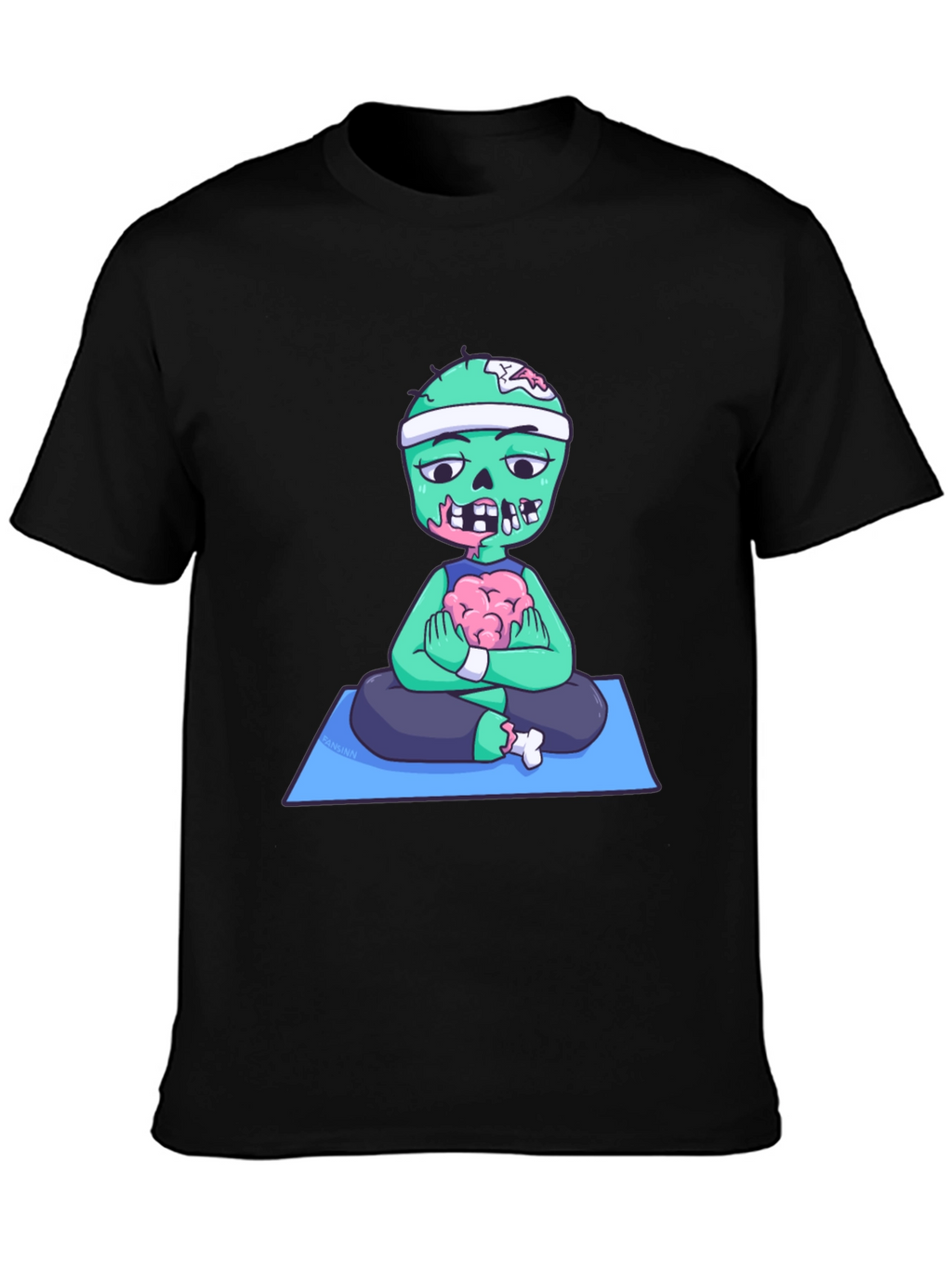 Zombie Yoga Brains T-Shirt