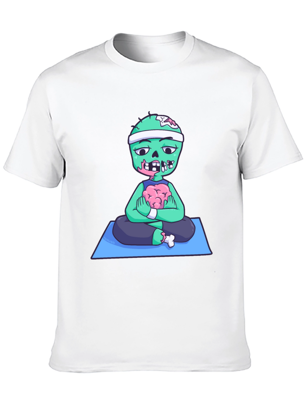 Zombie Yoga Brains T-Shirt