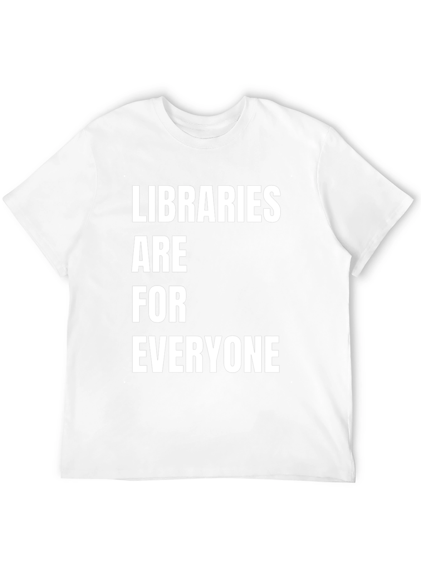 Libraries Are For Everyone Black T-Shirt