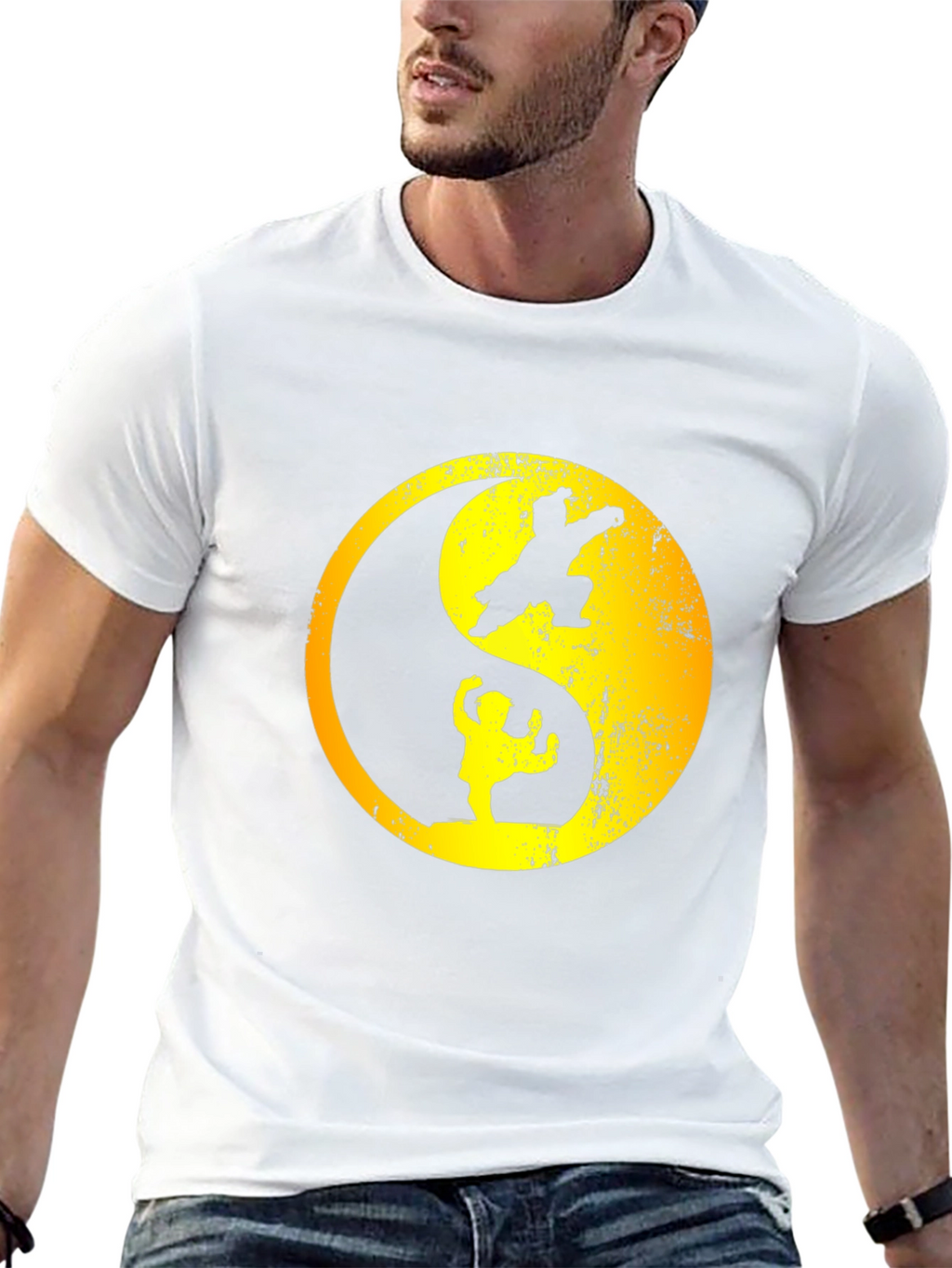 Yin Yang Kung Fu Black T-Shirt