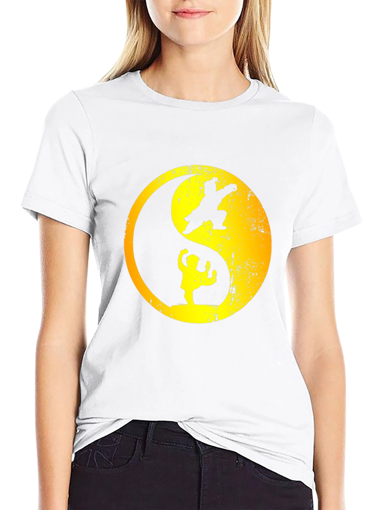 Yin Yang Kung Fu Black T-Shirt