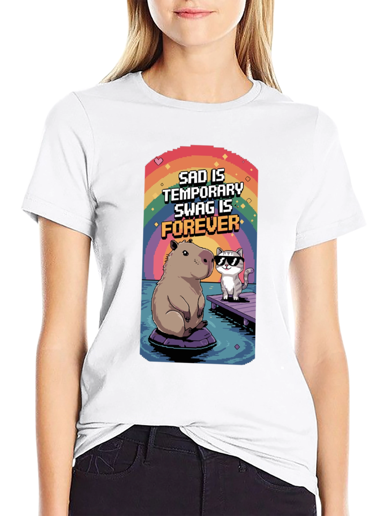 Sad is Temporary Swag is Forever T-Shirt