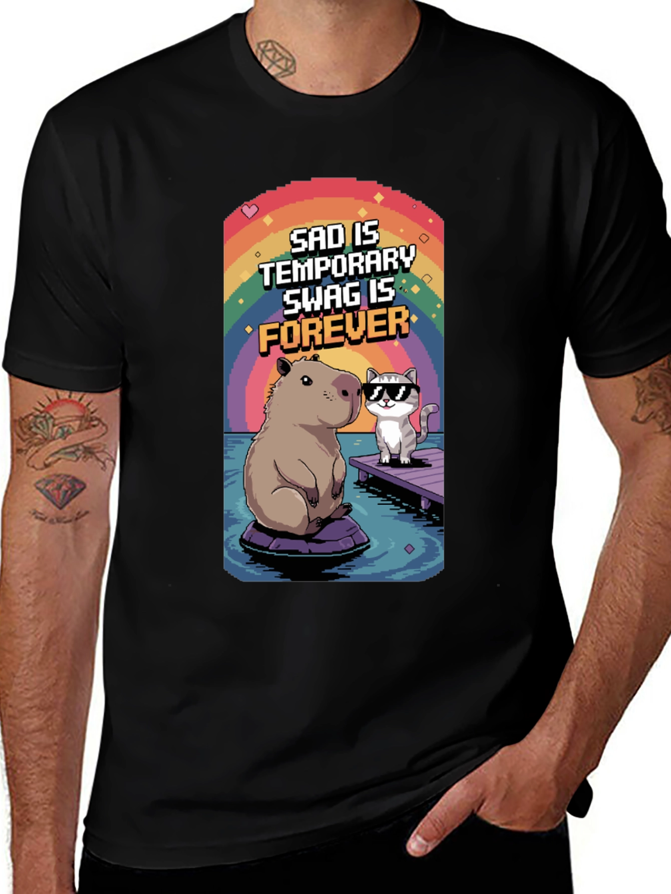 Sad is Temporary Swag is Forever T-Shirt
