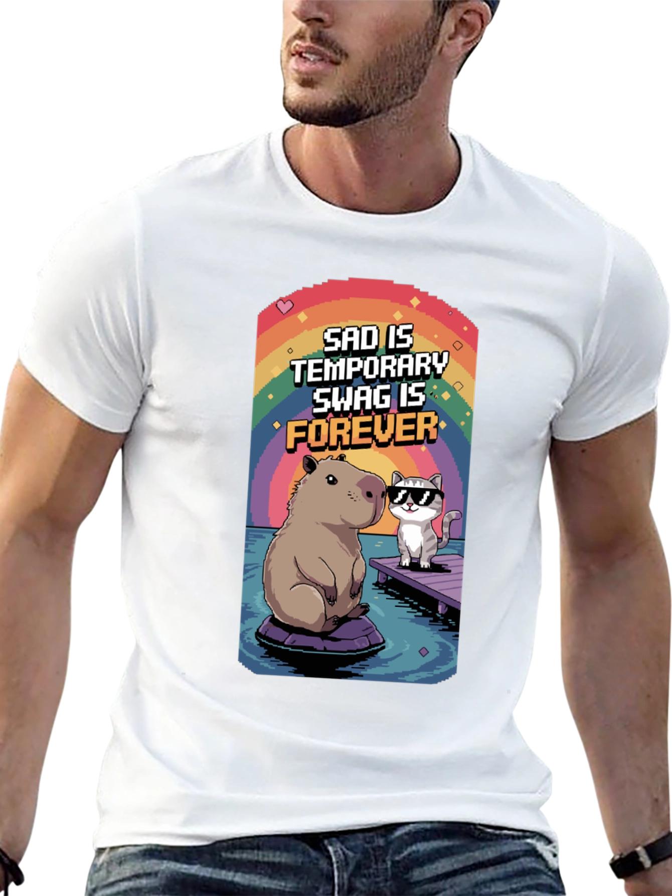 Sad is Temporary Swag is Forever T-Shirt
