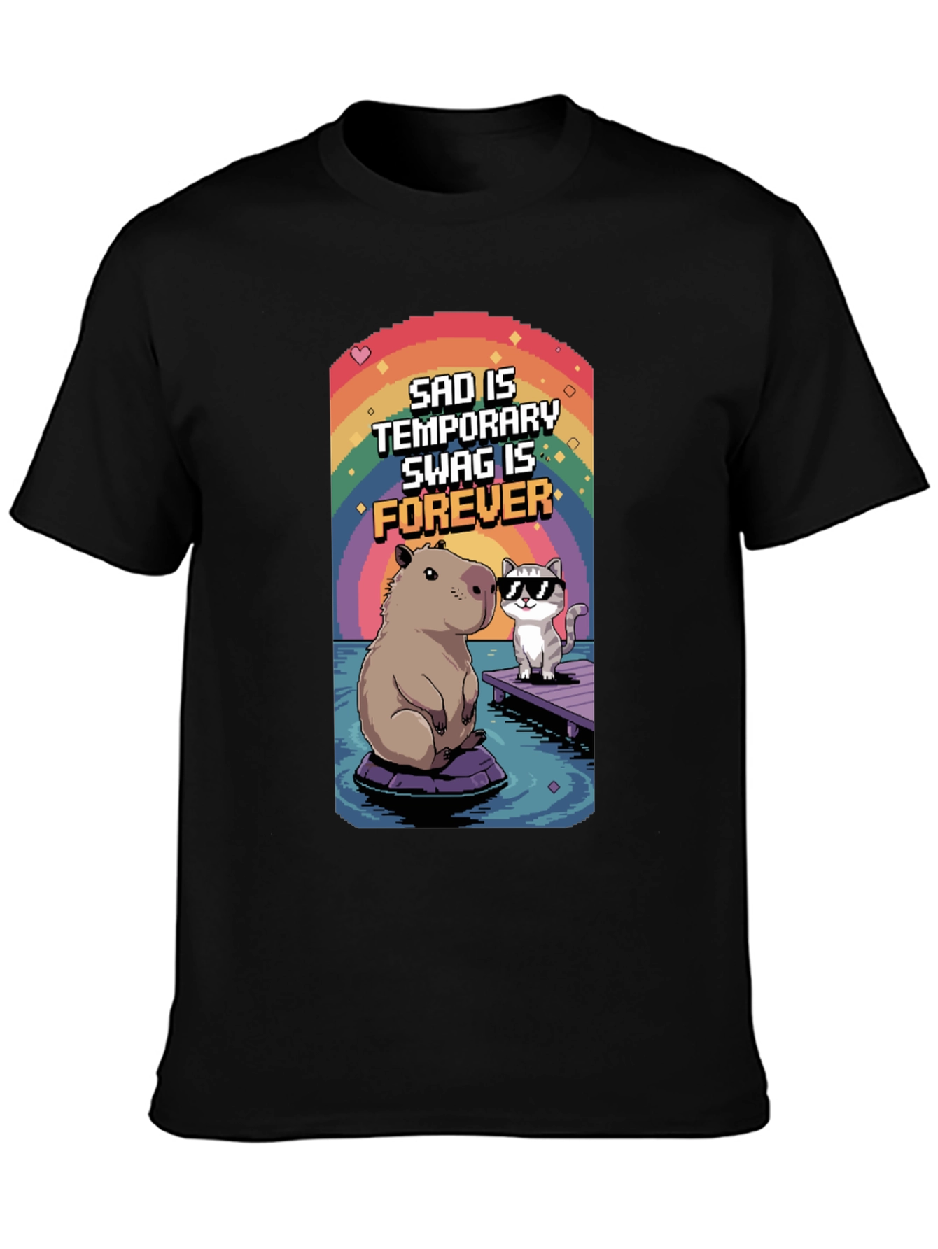 Sad is Temporary Swag is Forever T-Shirt