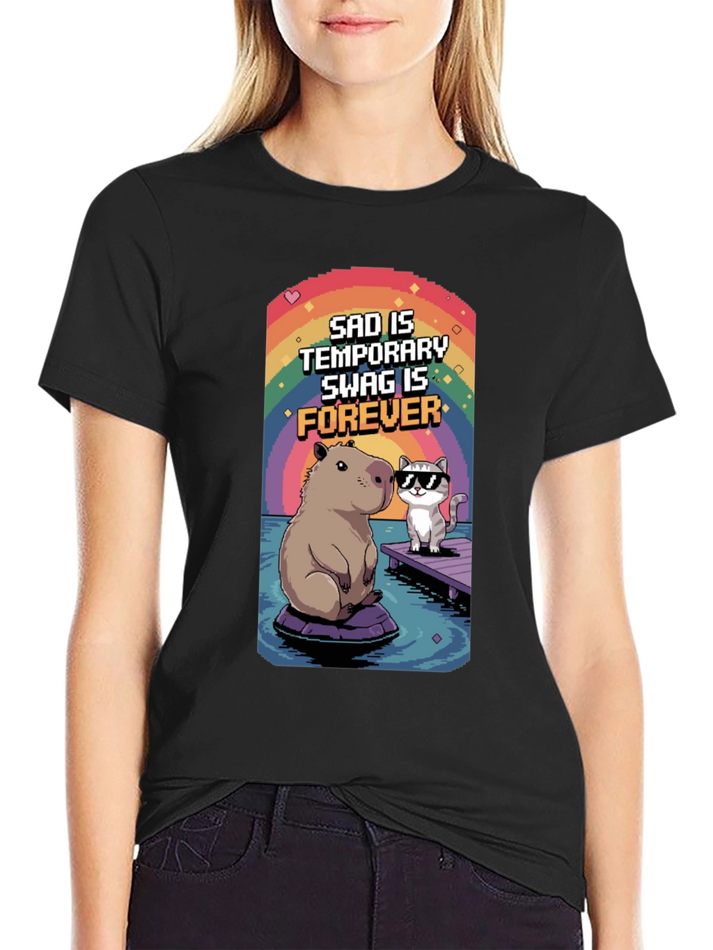 Sad is Temporary Swag is Forever T-Shirt