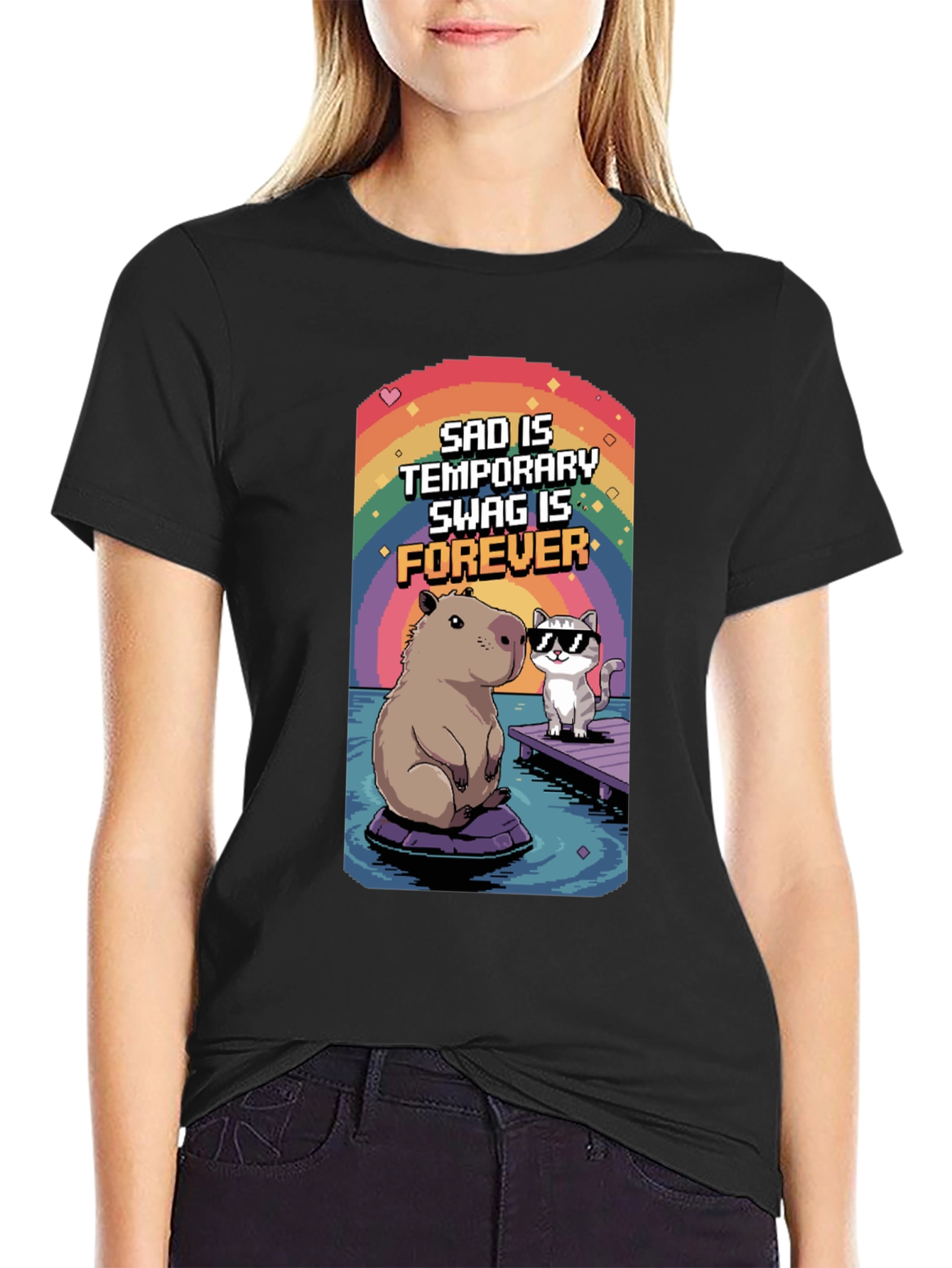 Sad is Temporary Swag is Forever T-Shirt
